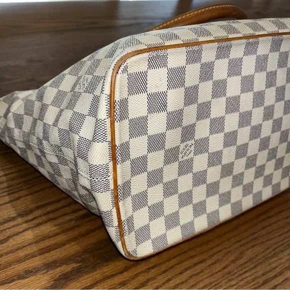 SOLD-Authentic Louis Vuitton Damier Azure Saleya MM - Picture 9 of 15